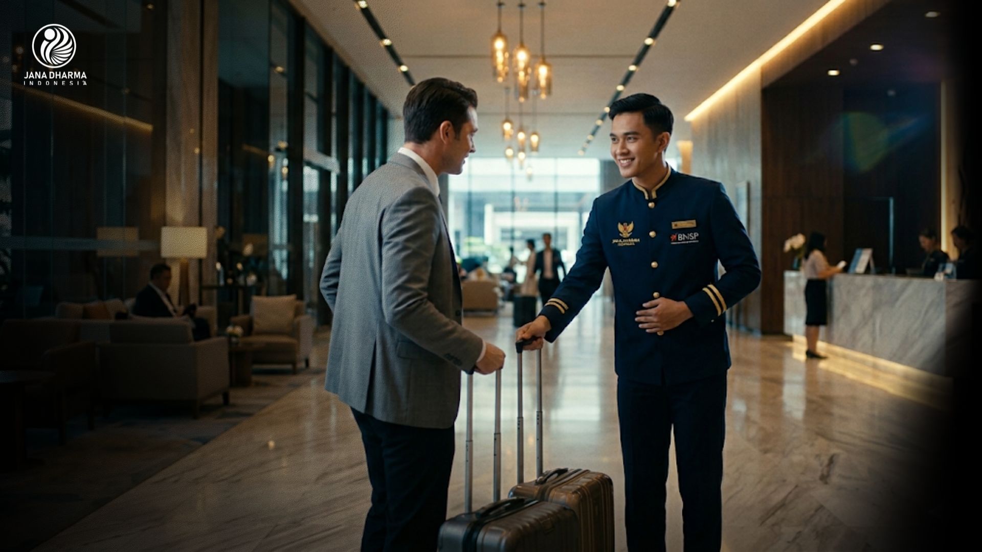Sertifikasi Profesi Bell Boy BNSP dari Jana Dharma Indonesia untuk Karier Hotel Profesional
